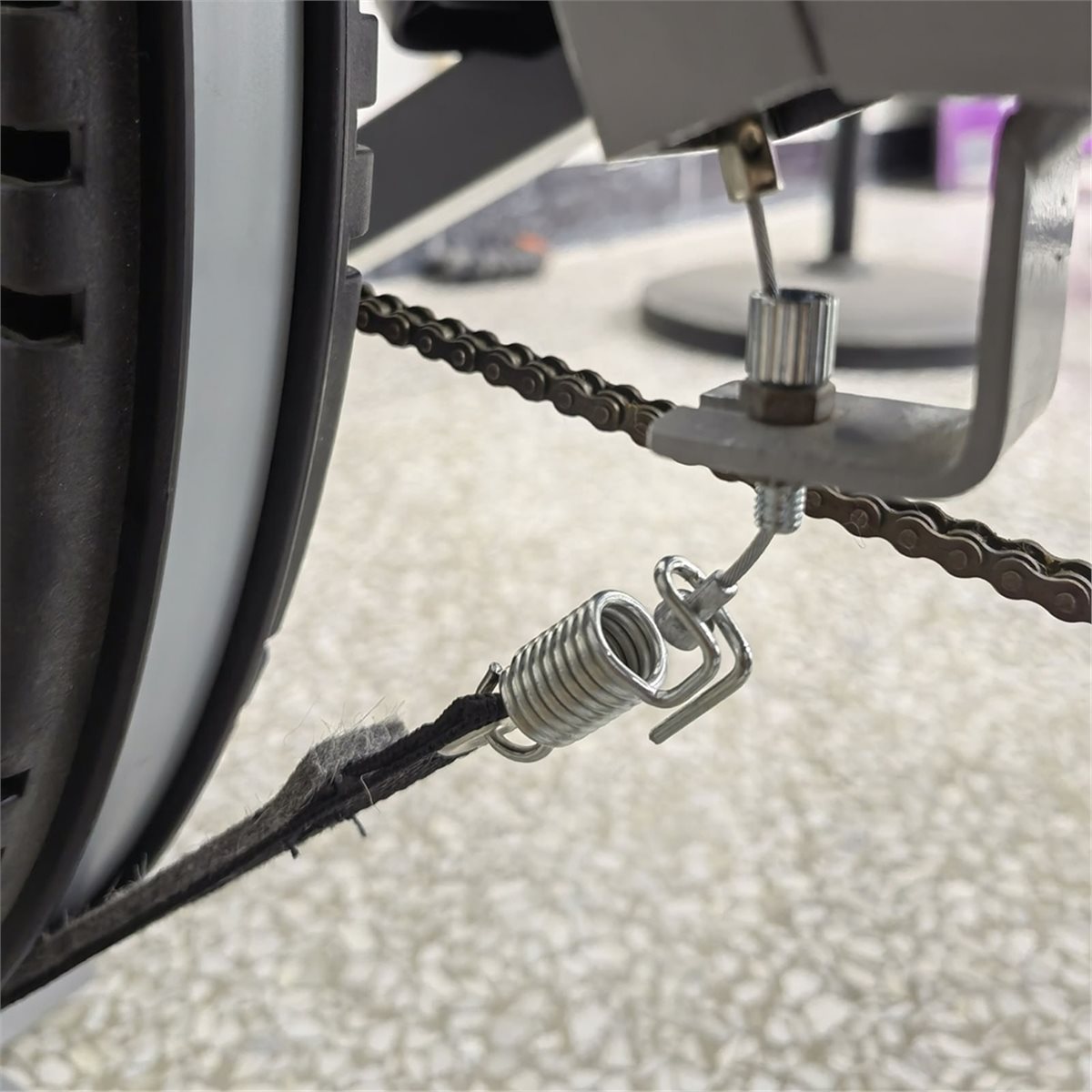 Home Gym Practice - ABST Exercise Bike Power Resistance Belt