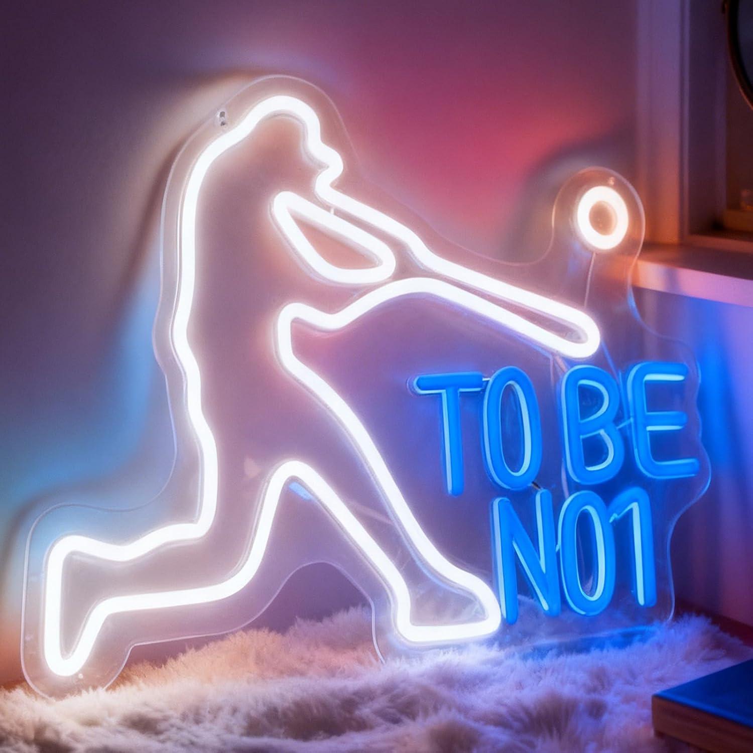 To Be No1 Neon Sign USB Dimmab - Home Gym Neon Sign review and price