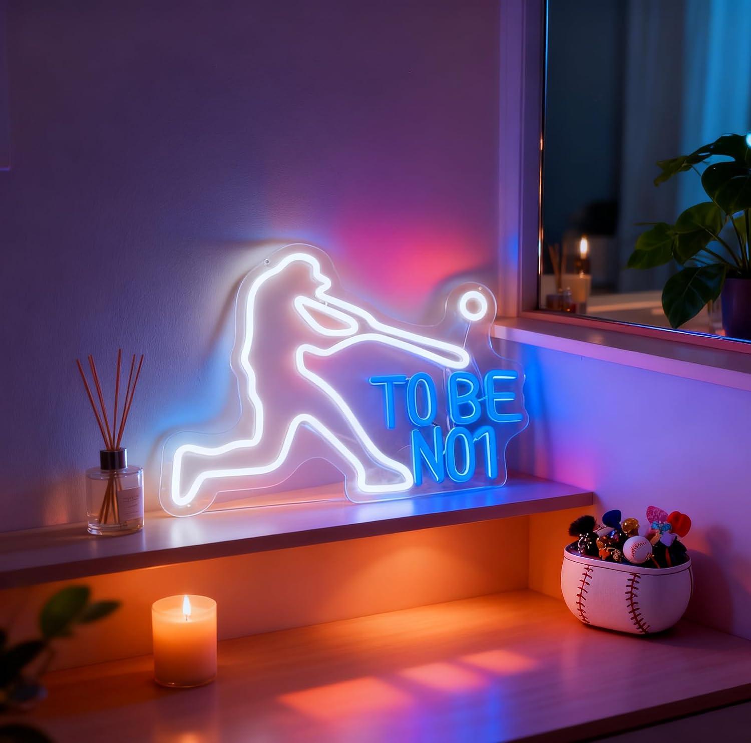 To Be No1 Neon Sign USB Dimmab - Home Gym Neon Sign review and price