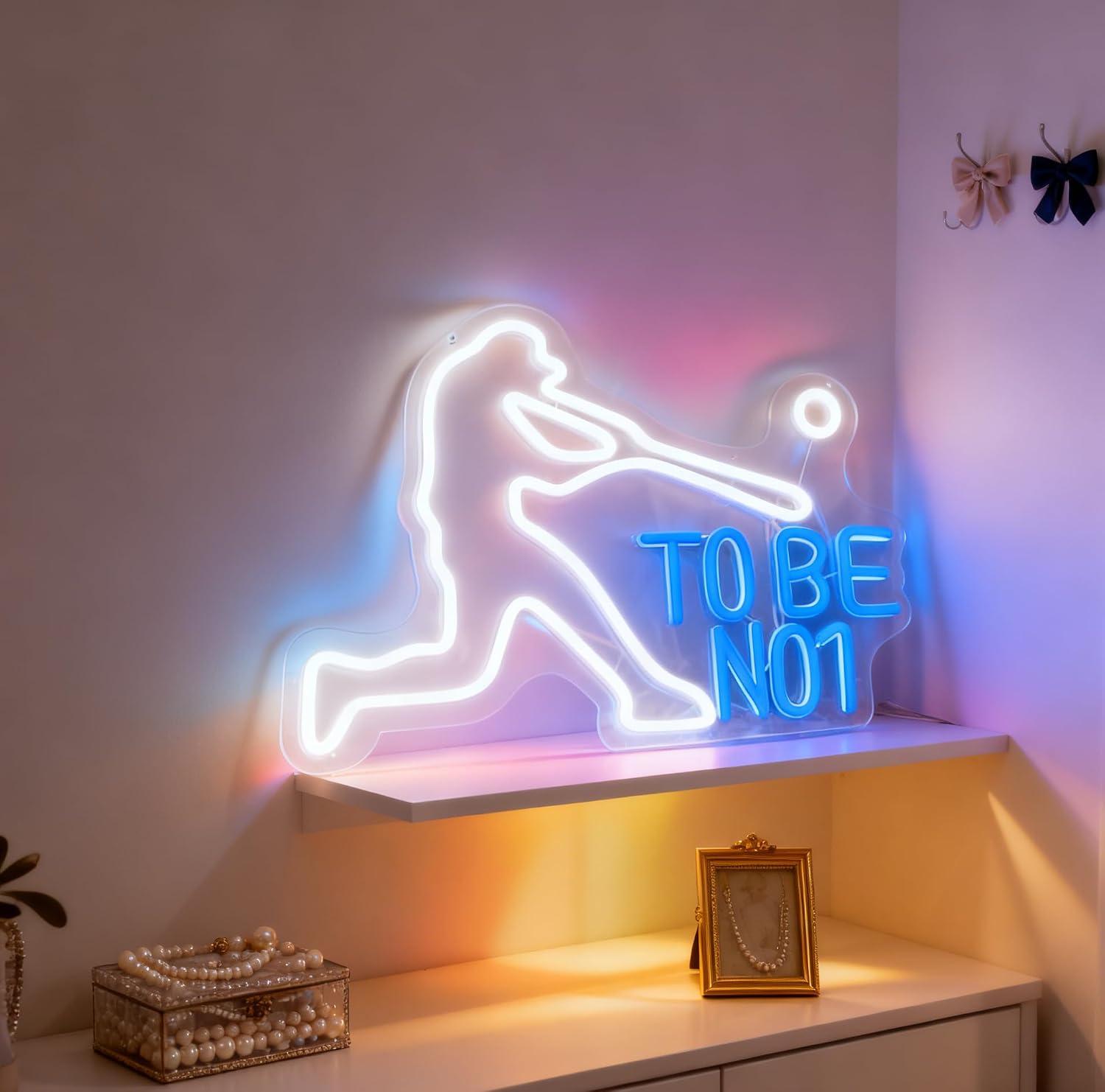 To Be No1 Neon Sign USB Dimmab - Home Gym Neon Sign review and price