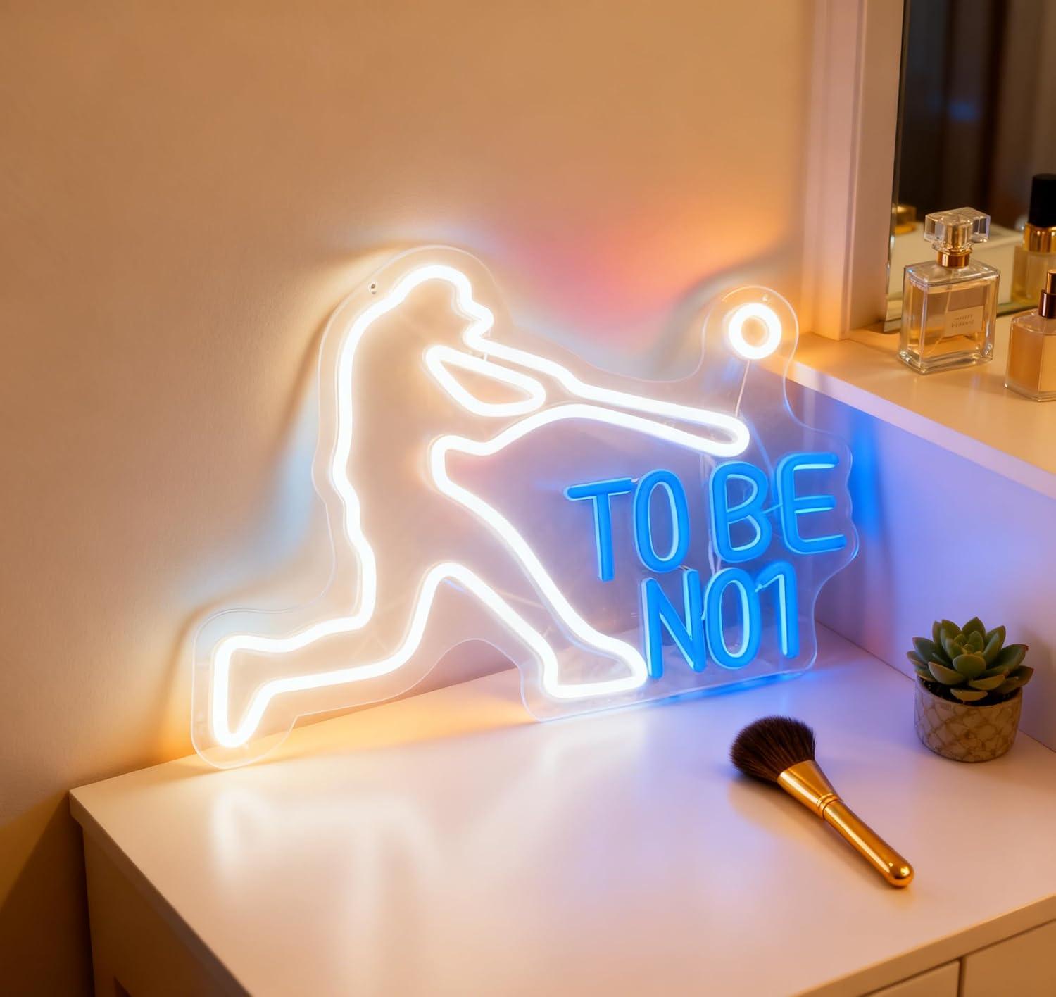 To Be No1 Neon Sign USB Dimmab - Home Gym Neon Sign review and price