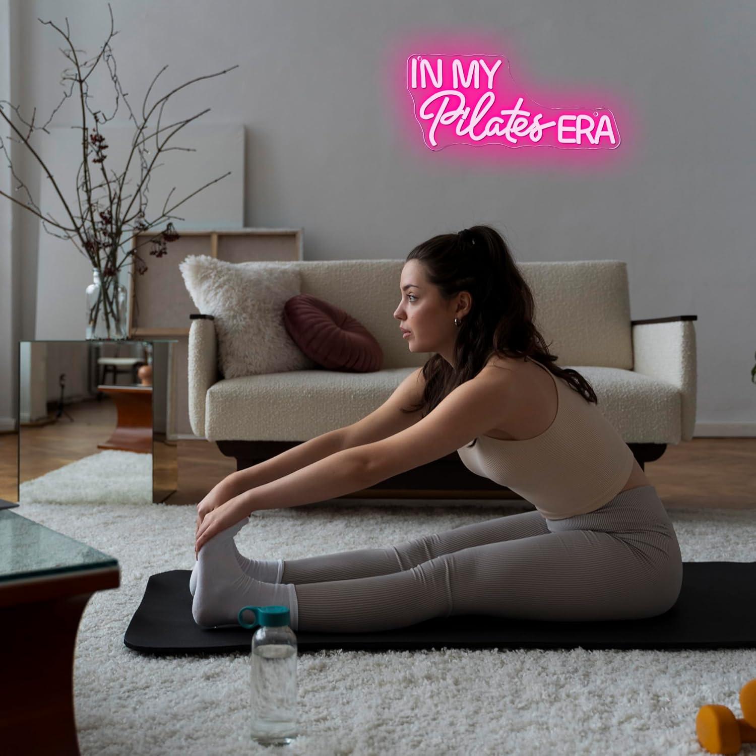 In My Pilates Era Neon Sign Di - Home Gym Neon Sign review and price